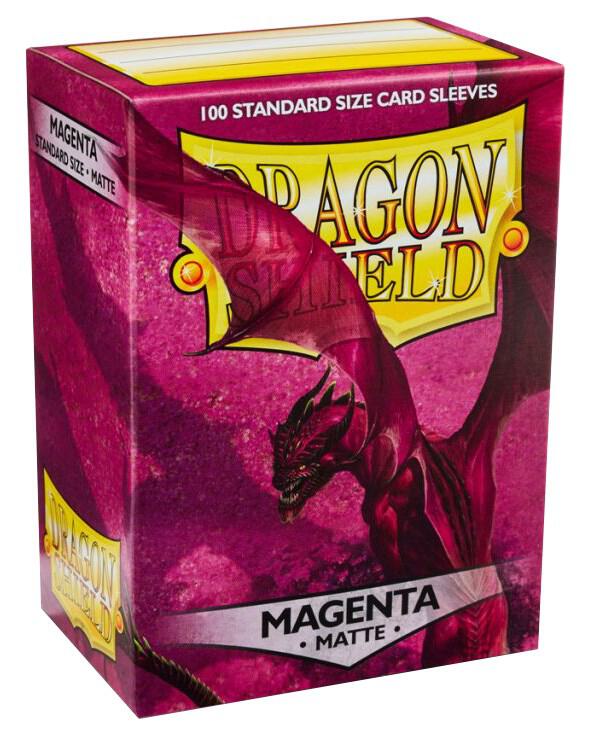 Dragon Shield Matte Sleeves - Magenta (100-Pack) - Dragon Shield Card Sleeves