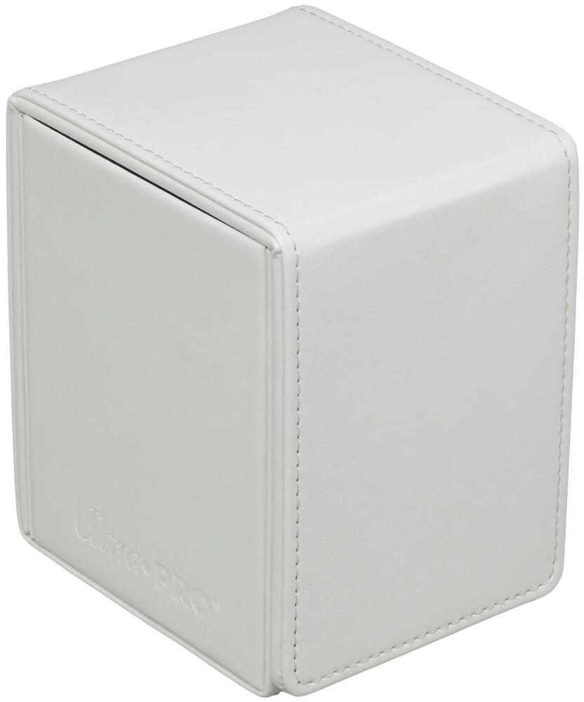 Vivid Alcove Flip Deck Box - White - Ultra Pro Deck Boxes