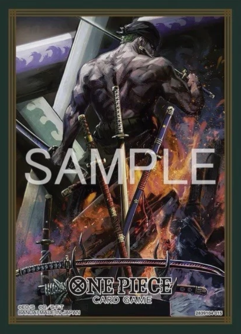 One Piece CG OFFICIAL CARD SLEEVES - Roronoa Zoro