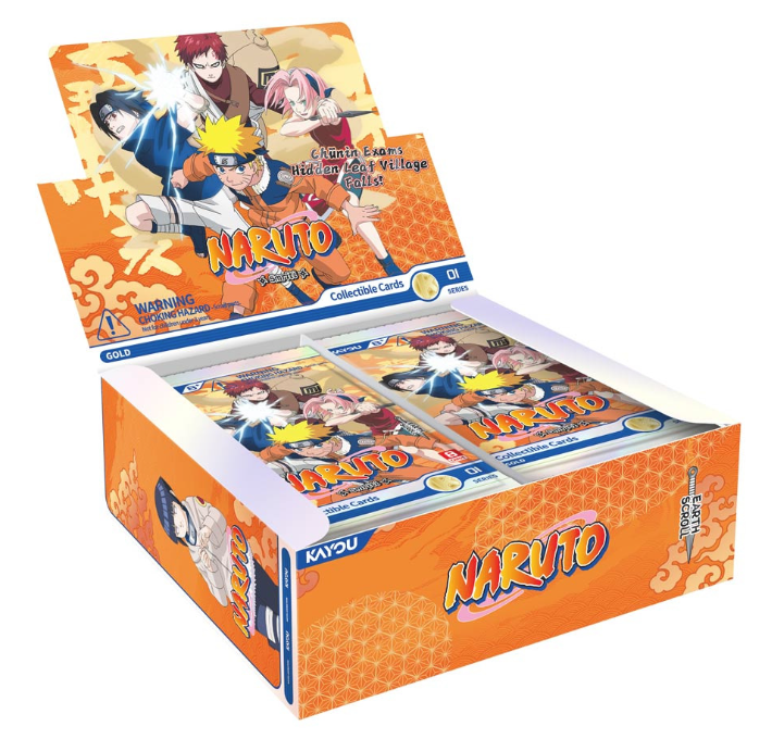 Naruto: Smriti Collectible Cards: Earth Scroll 001 Booster Display