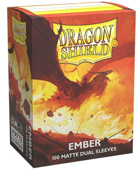 Dragon Shield Deck Protector: Dual Matte: Ember (100)