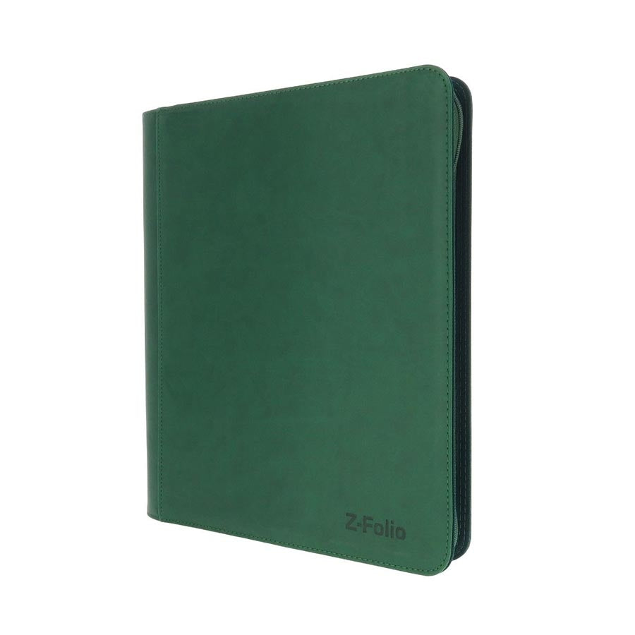 BCW SUPPLIES: Z-FOLIO FOR TOPLOADERS 4-POCKET LX GREEN (1-ZF4LX-TLCH-S-GRN)