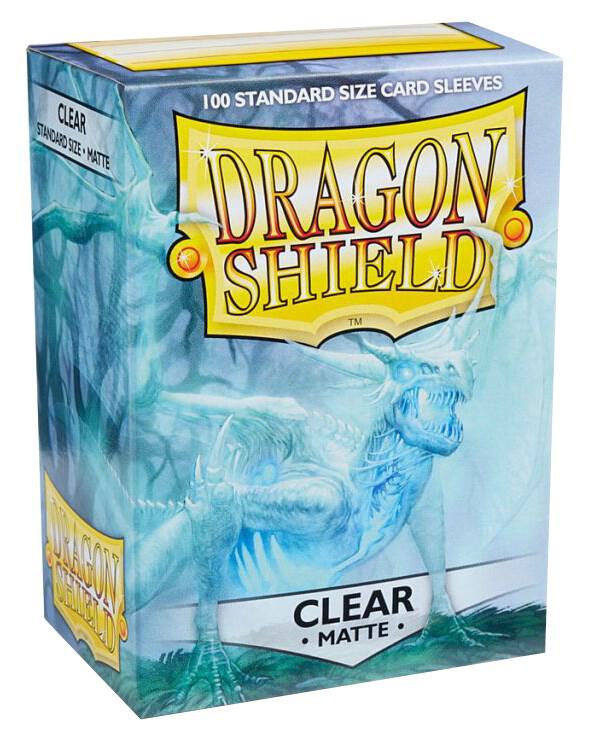 Dragon Shield Matte Sleeves - Clear (100-Pack) - Dragon Shield Card Sleeves