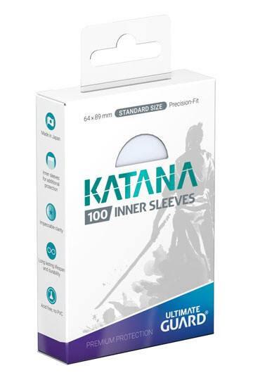 Katana Standard Size Inner Sleeves - Clear (100-Pack) - Ultimate Guard Card Sleeves