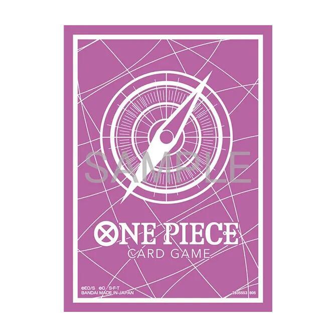 One Piece Card Game Official Sleeves - Standard Purple (70-Pack) - Bandai Card Sleeves