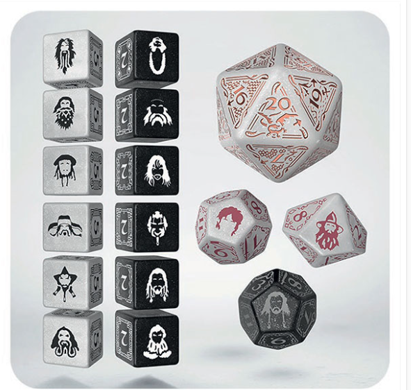7-Die Set Hobbit: TCG Dice Set- Radiant Dawn