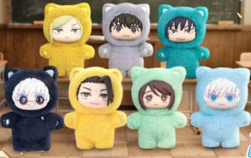 Jujutsu Kaisen Cat Ear Plushies Series - 1 Blind Box
