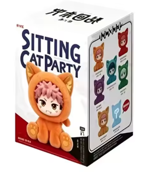 Jujutsu Kaisen Sitting Cat Party Series Blind Box Plush
