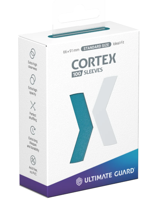 Cortex Sleeves Standard Size (100) - Petrol