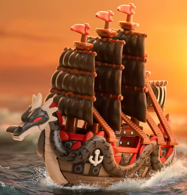 POP MART One Piece - The Grand Line Series ships Blind Box Figures
