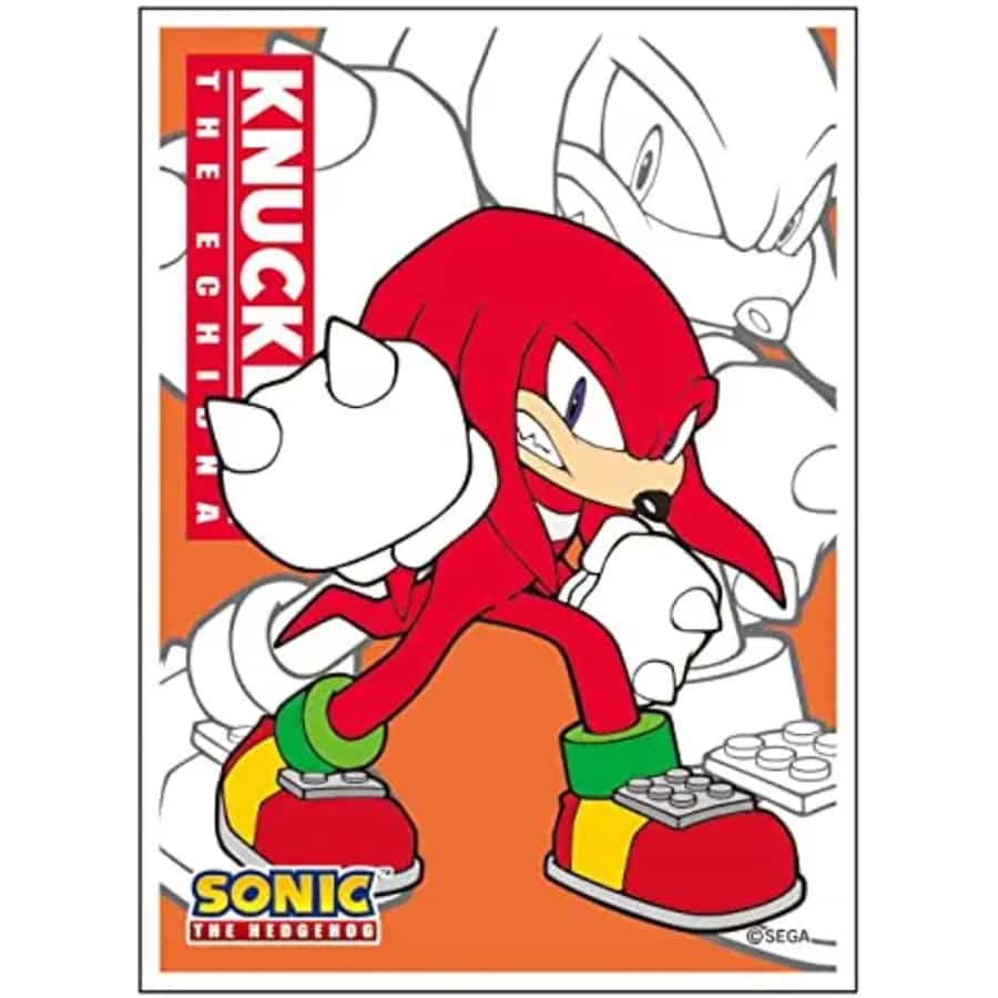 ENSKY CARD SLEEVES: SONIC THE HEDGEHOG: KNUCKLES (EN-16-19) (65CT)