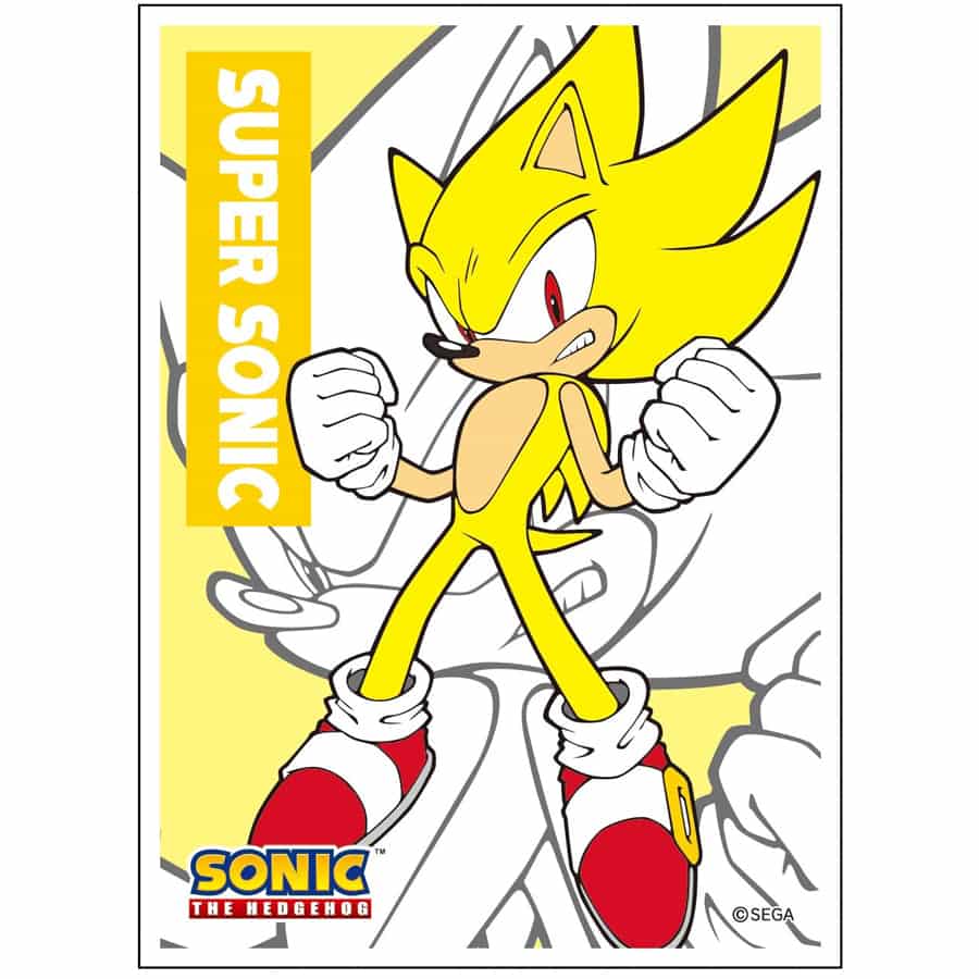 ENSKY CARD SLEEVES: SONIC THE HEDGEHOG: SUPER SONIC (EN-1621) (65CT)