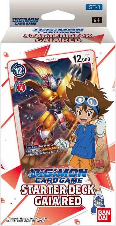 Digimon TCG: Gaia Red Starter Deck - Starter Deck 01: Gaia Red (ST-1)