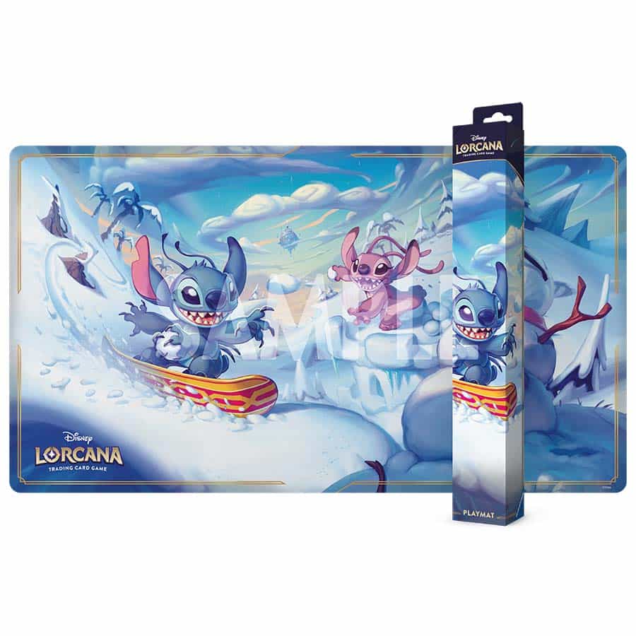 LORCANA: SET 14: HYPERIA CITY: PLAYMAT A: SNOWBOARDING STITCH